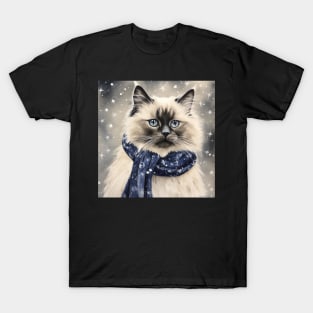 Birman Cat Painting T-Shirt